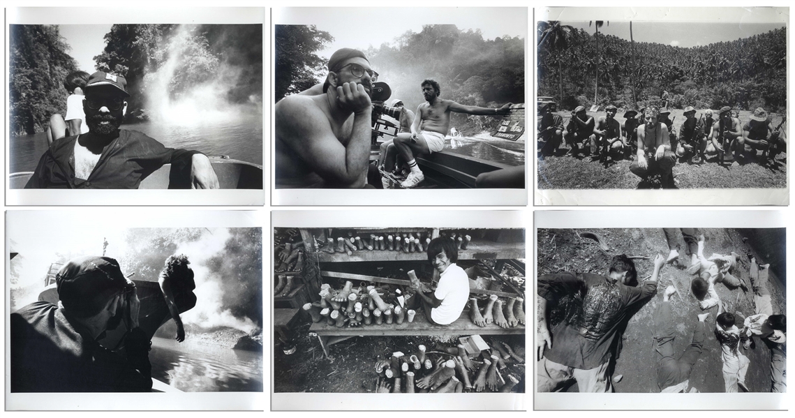 Lot of 27 ''Apocalypse Now'' 14'' x 11'' Unpublished Photographs From the Set, Showing Scenes From the Film & Director Francis Ford Coppola on the River